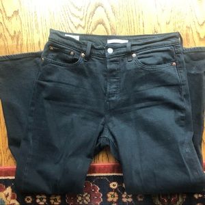 Levi’s Premium Ribcage Straight ankle jeans, size 29